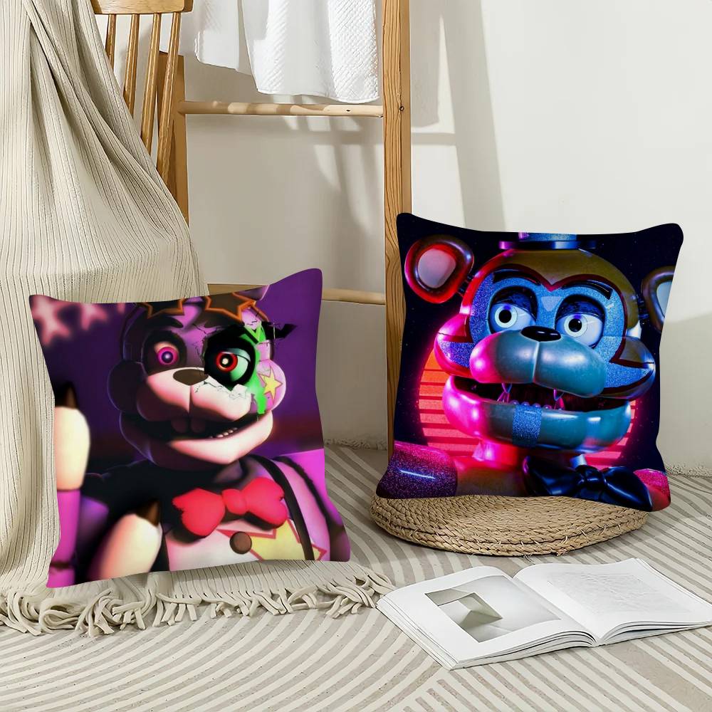 1Pc E-Fnaf Five-Nights-At-F-Freddys Pillow Case Fashion Square Pillowcase Bedroom Sofa Room Ins Decoration Leisure