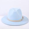 Popular European and American Classic Simple Flat-brimmed Top Hat Men's and Women's Fashionable and Elegant Versatile Jazz Hat Top Hat