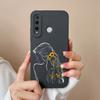 Cover For Honor 20i 20E 20 Lite Pro Case Bear Liquid Silicone Full Coverage Anti Drop Protectors For Honor 20Lite 20Pro Carcasa