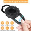 No Pull Dog Harness with Locator Silicone Protective Cover Anti Slip Adjustable Pet Chest Harness for Medium & Large Dogs