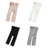Kids Tights Comfortable Girls Leggings Soft & Breathable Nine Points Bottoming Pants for Children Aged 3 To 12 Years