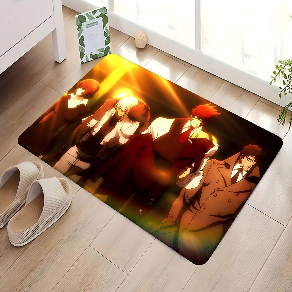 B-Blood Blockade Battlefront Eingangstürmatte Nordischer Stil Heimfußmatte Badezimmer-Toilettenmatten Schlafzimmer Hotel Dekor Matte