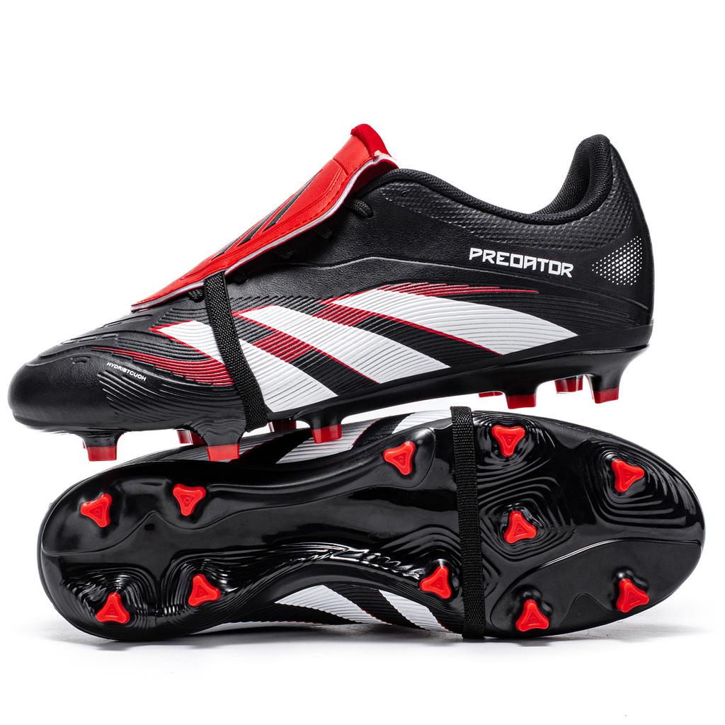 New Lace Free Low Top Football Shoes for Teenagers Grass Training and Professional Football Matches Wear-resistant and Anti Slip