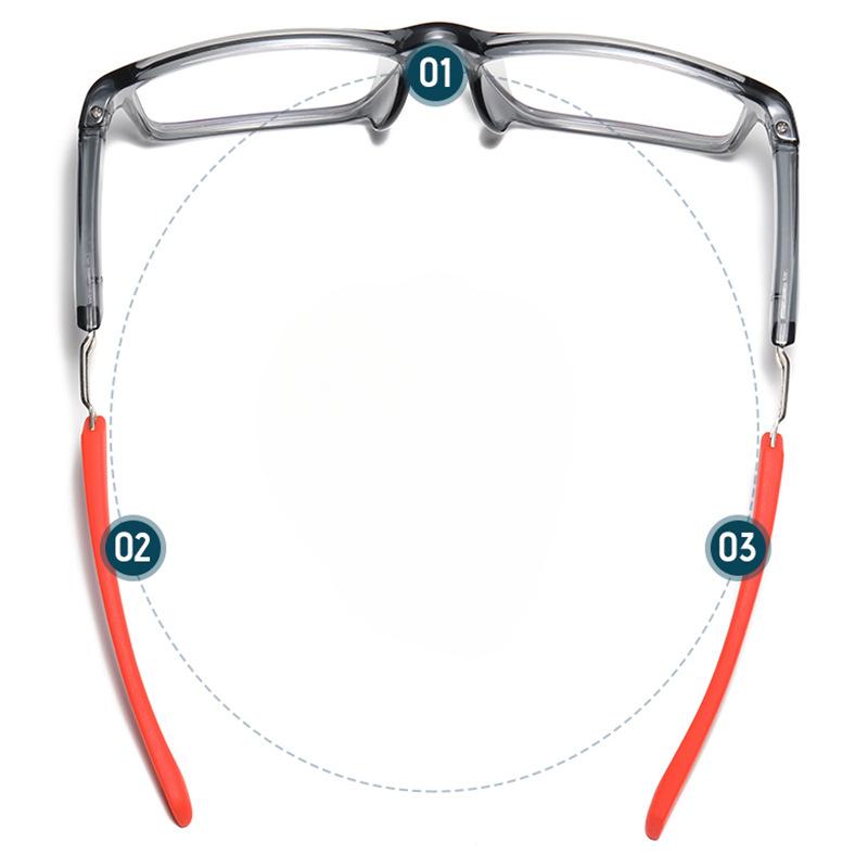 Silicone Sports Glasses Frame Men's Fashion Outdoor Sports Glasses Full Frame Women Can Be Equipped with Myopia Cycling Glasses Frame.