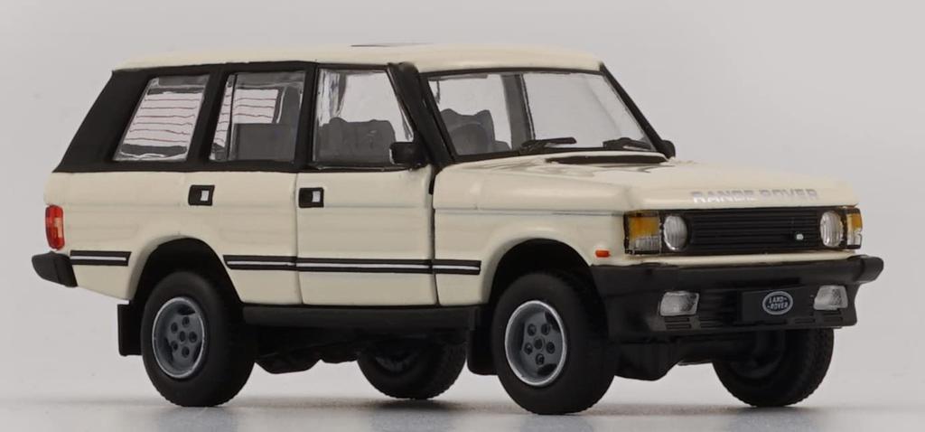 Scherer Designs BM Creations Scale Land Rover Range Rover Classic LSE 1992 White LHD Finished Model 1/64