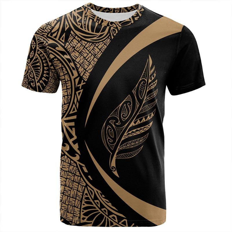 3D Neuseeland Maori Rugbyball Druck T-Shirt Sport Fitness Schnelltrocknende T-Shirts Für Männer Mode Hawaiianische Gym Kleidung Top