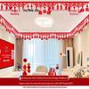 Double Happiness Ceiling Decorations for Wedding Bedroom