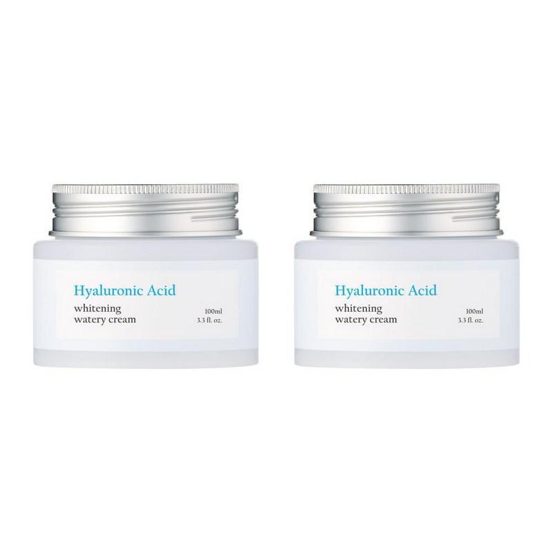 Pure Ground Hyaluronic Acid Whitening Moisturizing Cream 100ml 2 pcs