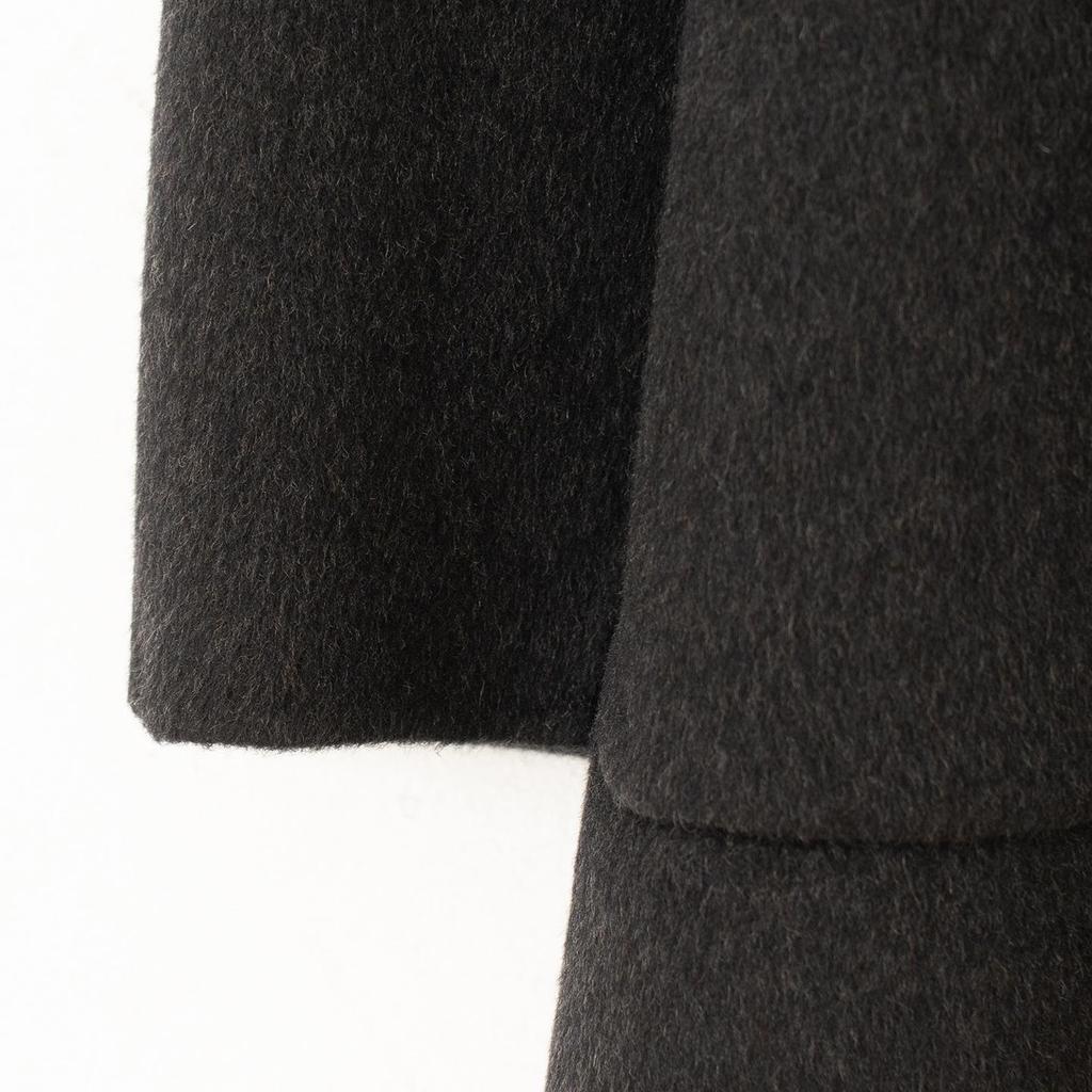 2025 Fall/Winter Women's Cashmere Wool Loose Mid-Length Double-Sided Coat