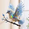 1PCS Colorful Acrylic Bird Hangings Pendant Home Decoration Pendant Beautiful Living Room Courtyard Ornaments Decoration Gifts