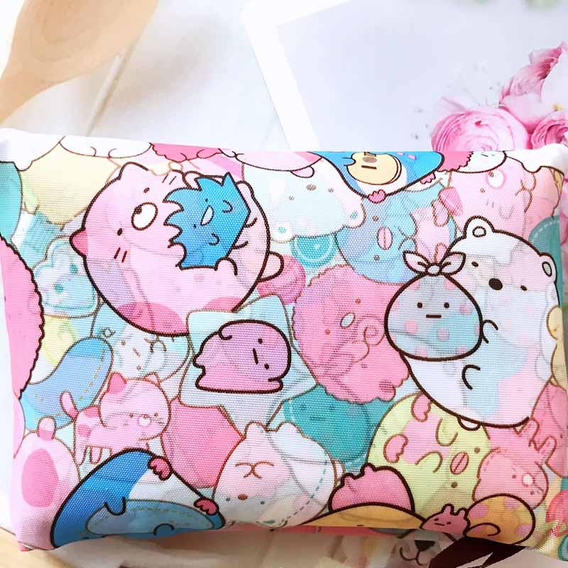 Sebzeleri Geri Dönüştürün Yeniden Kullanılabilir Meyveler Omuz Çantası Alışveriş Saklama Çantaları Alışveriş Çantası Katlanabilir Karikatür Tote El Çantası 55x62cm Katlama Tedarik