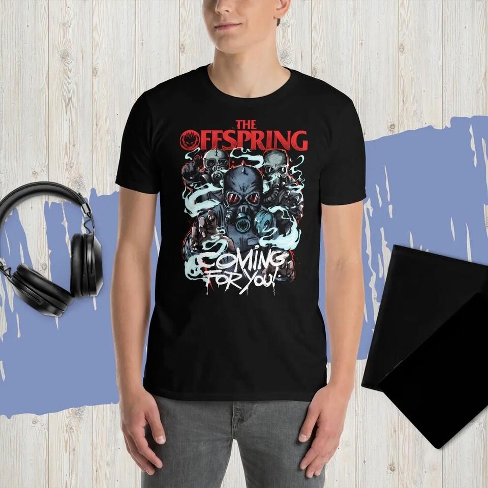 Новая Горячая Футболка Группы The Offspring Черная Размер S -4XL Подарок для Фаната TT1194 M
