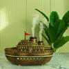 USB Aroma Diffuser: Ultrasonic Ship Design Humidifier with Essential Oil Function