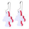 2 Floating Boat Keychain Waterproof Marine Key Chain Float Buoy Foam Boating Water Sports