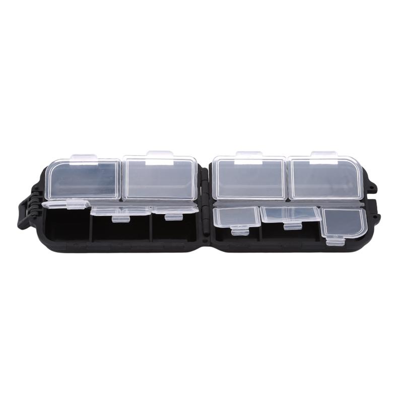 Mini Lattice Hook Box Fish Bait Box Pill Box Room Fish