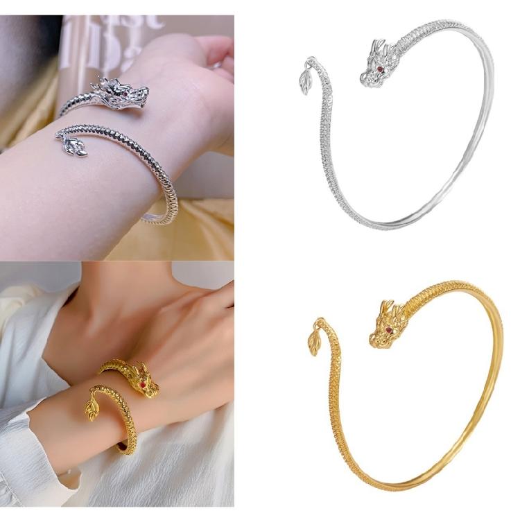 Traditional Dragon Adornment Wrist Chain Bangles Stylish Rope Bracelet for Kids