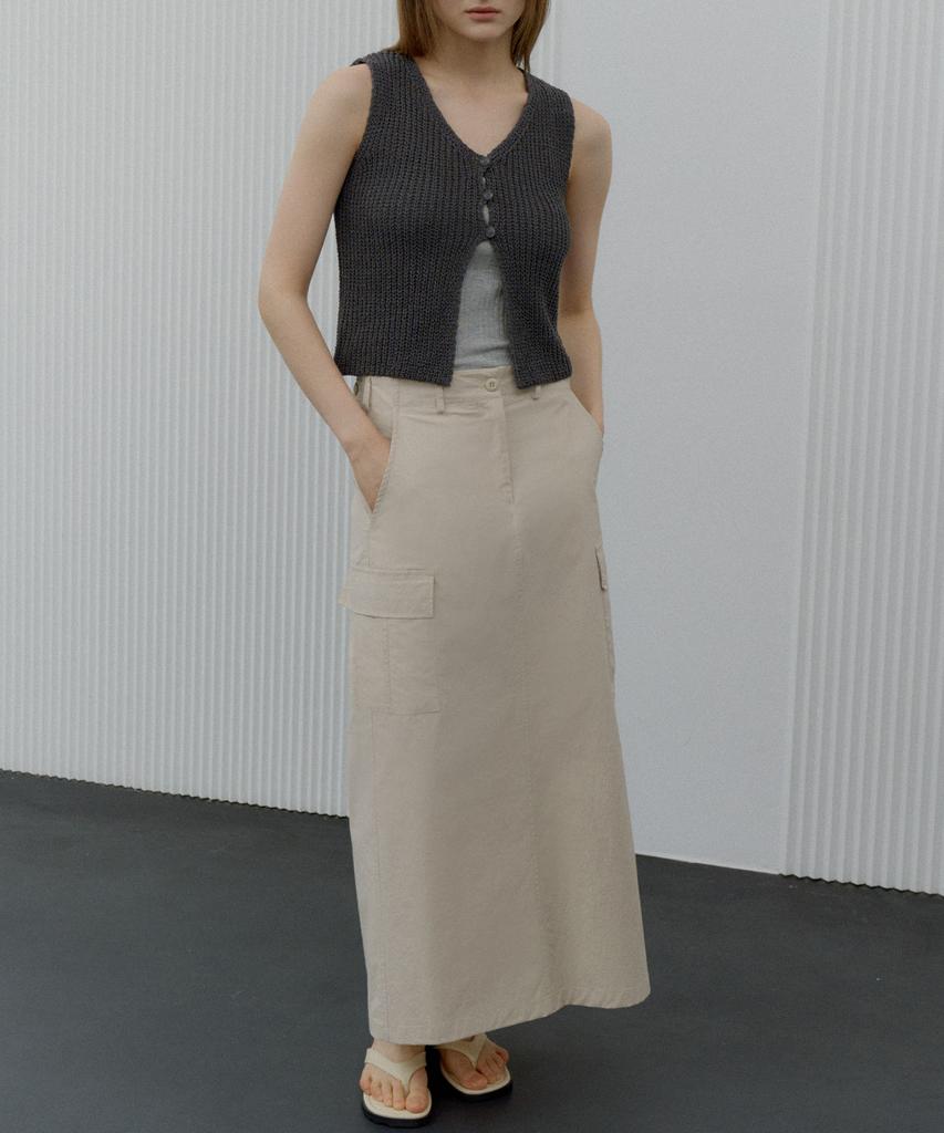 G And Gb H-Line Cargo Skirt (3 Colors)