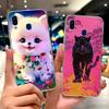 For Samsung Galaxy A10 A20 A30 Case A105F A205F A305F Cute Fashion Painted Cover Soft Silicone Case For Samsung A20 A 10 30 Bags