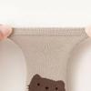 6 Pairs Kids Non-Slip Socks Cute Cartoon Fox And Bear Pattern Childrens Boys Girls Floor Socks Comfortable for Toddler Sock Gift