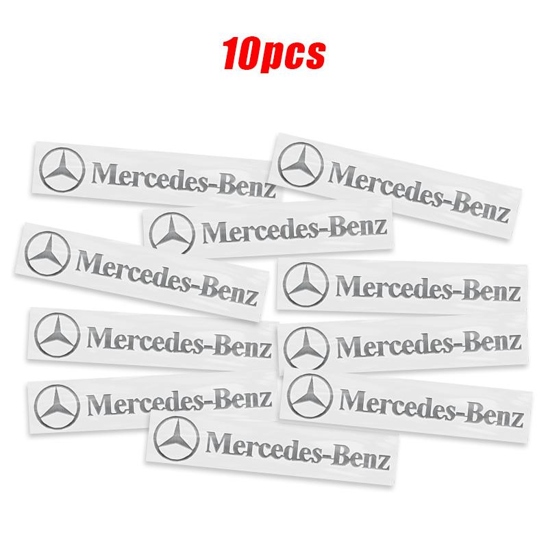 3D Metal Emblem Sticker Car Styling Interior Decoration Decals For Mercedes Benz Brabus Maybach W204 GLC CLA GLK W205 W203 W206