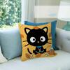 Cute cartoon art chibi cat c-Chococat    Pillow Cover  Bedroom Wild Party Decor Pillowcase kid Birthday shower Gift