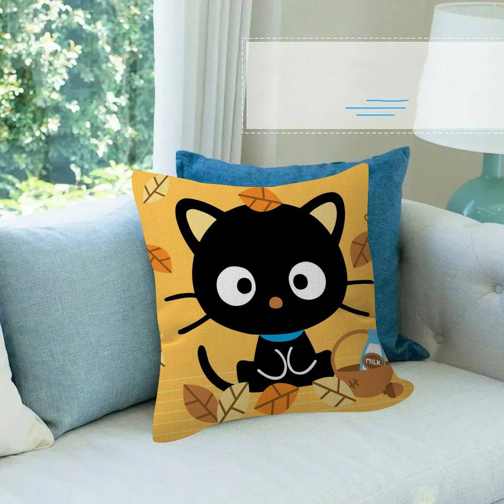 Cute cartoon art chibi cat c-Chococat    Pillow Cover  Bedroom Wild Party Decor Pillowcase kid Birthday shower Gift