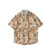 Summer 3D Printed Short Sleeve Flower Shirt Men'S Vintage Hawaiian Beach Casual Loose Men'S Large Size Shirt