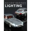 1/24 Jaguar E-Type High Simulation Scale Metal Model Car Great Home & Decoration Collectibles Boy's Birthday Gift Decoration Kid