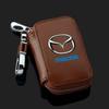 Car Key Case Leather Wallets Housekeeper Covers Zipper Bag for Mazda 3 bk bl 323 Axela Atenza CX-3 CX-4 CX5 CX-7 Car Accessories BM7