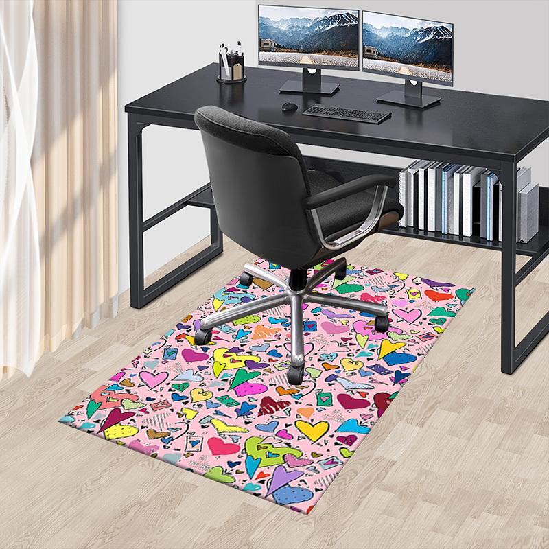 1PC Hearts Hearts Extra Large Non-Slip Floor carpet, Office, family, bedroom, Studio - Large Area RugJ0345