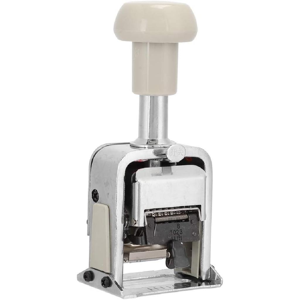 Auto Number Stamp,Numbering Stamp Automatic Bates Machine Numerator Machine,7 Digits,Stamps Print Kits,Numbering Machine Office Equipment School