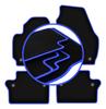 CARLUX-BLUE Car Mats For: Volvo V70 III Estate (2007-2016)