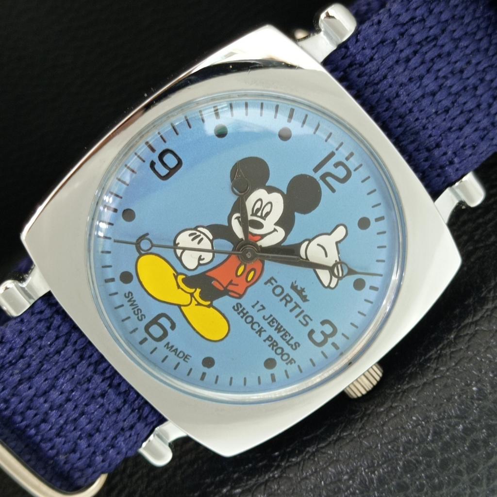 

VINTAGE HAND-WINDING SWISS MENS REFURBISHED BLUE COLOR DIAL WATCH a707281-1