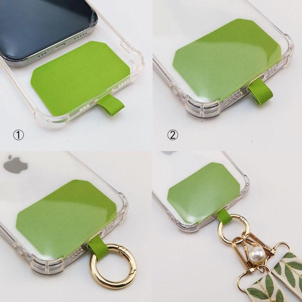 Pearl Pendant Phone Antilost Lanyard Wide Cloth Cell Phone Lanyard  Shoulder Strap