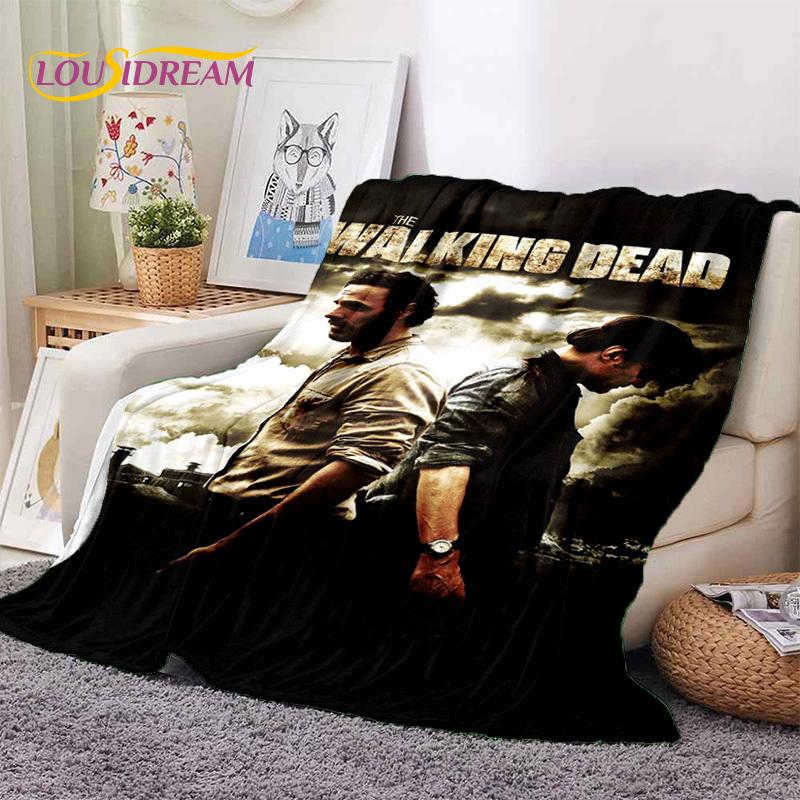 The Walking Dead Lincoln TWD Soft Blankets,Keep Warm Throw Blanket Comfortable Blanket for Picnic Beds Sofa Home Bedroom Gift