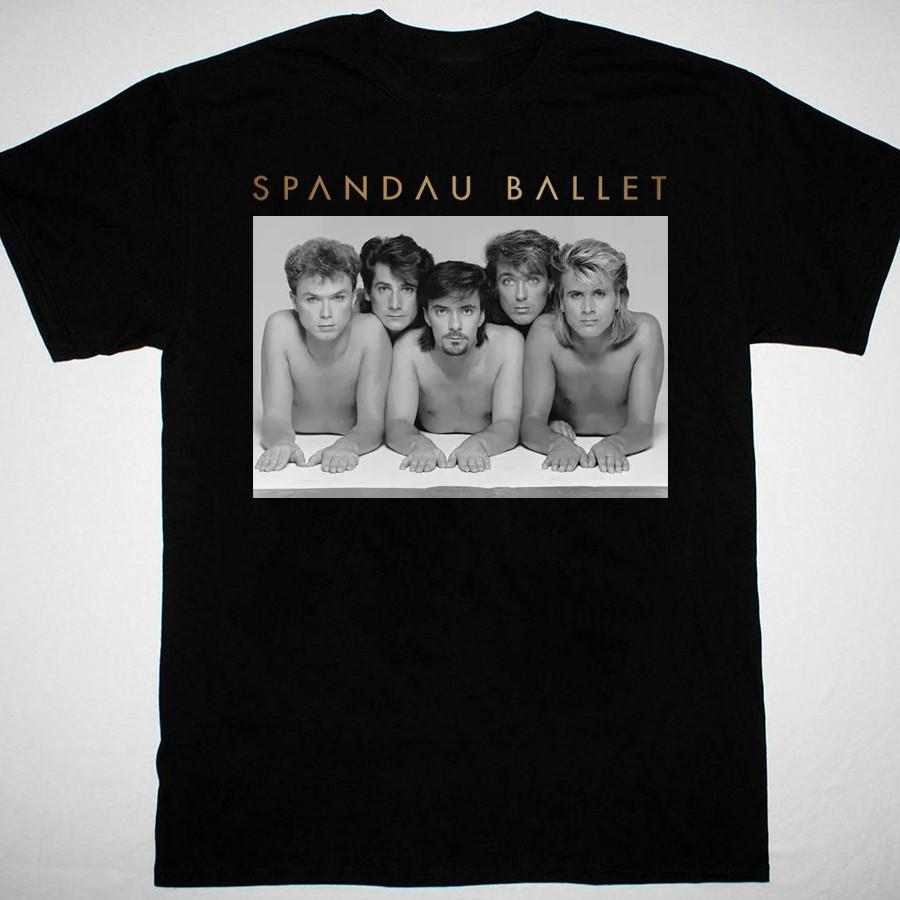 Spandau Ballet Poster Schwarzes T-Shirt Kurzarm Alle Größen S bis 5XL 1F2156 Unisex T-Shirt