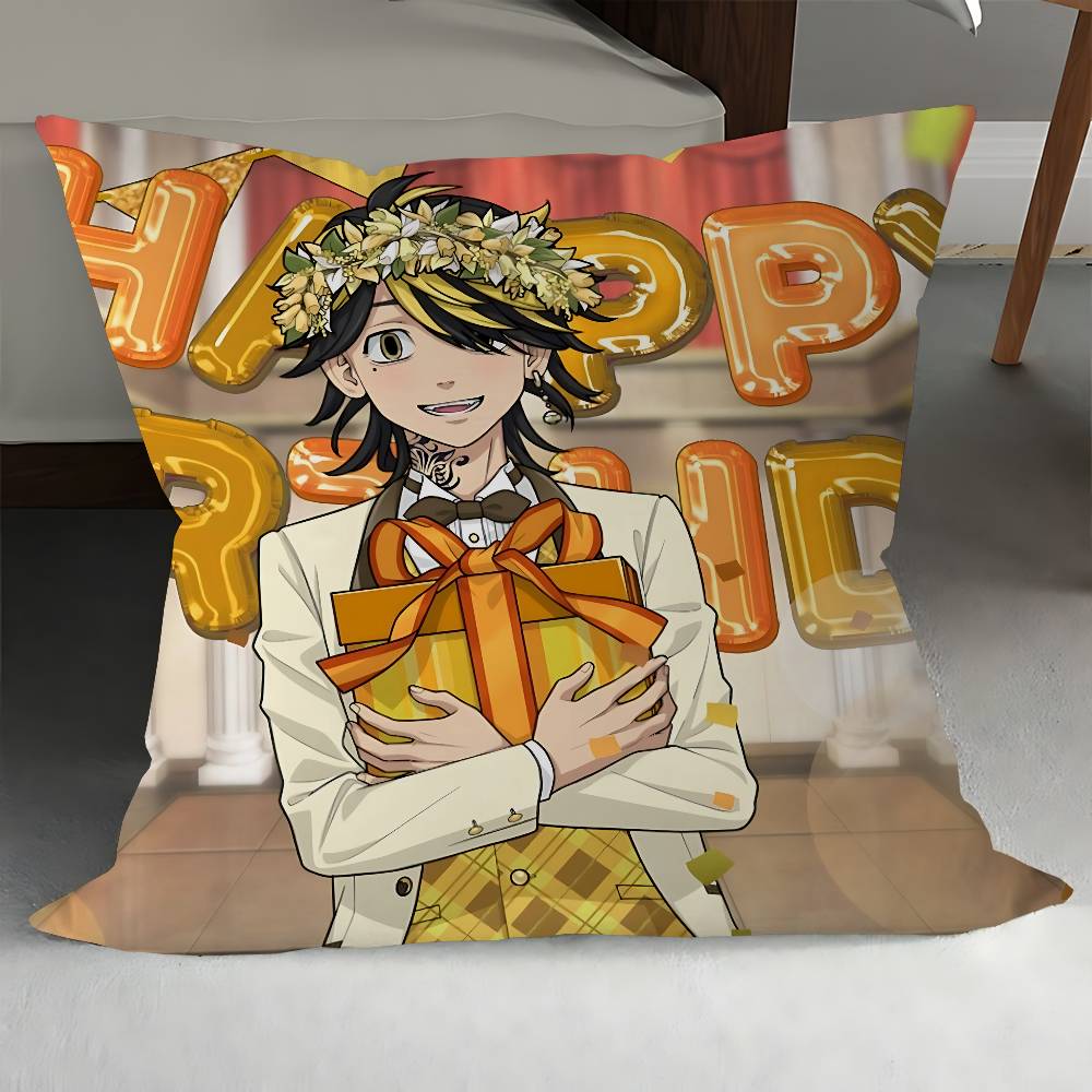 Anime Hanemiya Kazutora Pillowcase Toon Gift Cushion Cover Bedroom Home Sofa Chair Seat Decor Pillow Case
