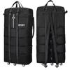 Waterproof Foldable Luggage Bag with Wheels: 158L Capacity, Retractable Handle