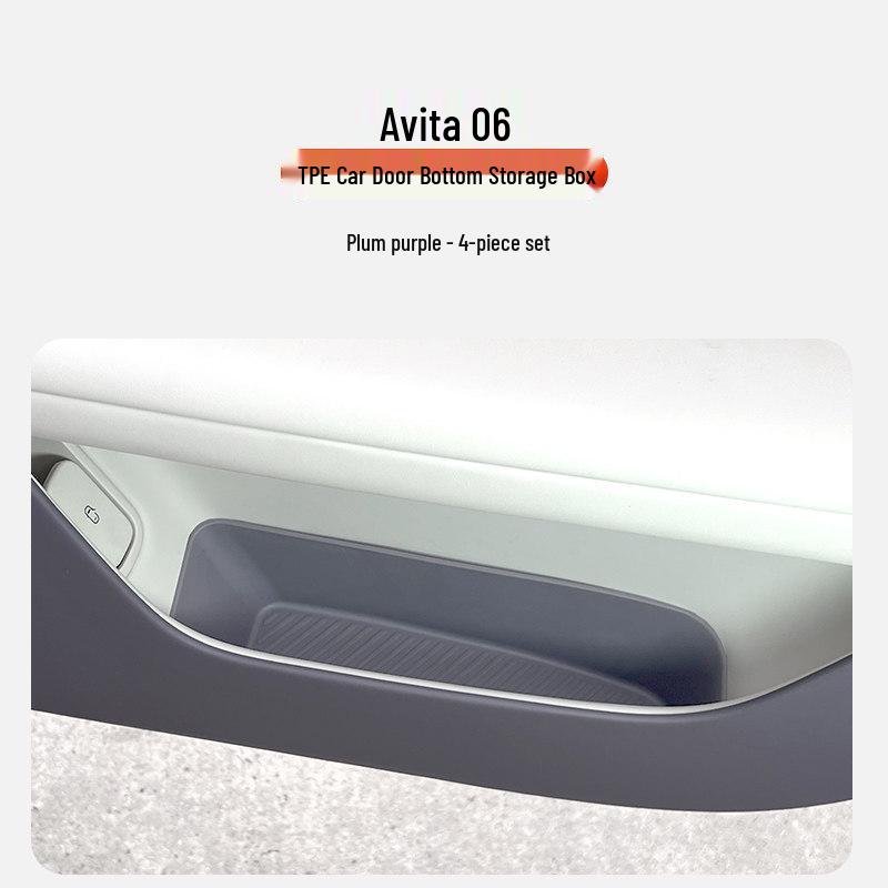 Avatr 06 TPE Door Groove Storage Mat - Car Interior Accessory