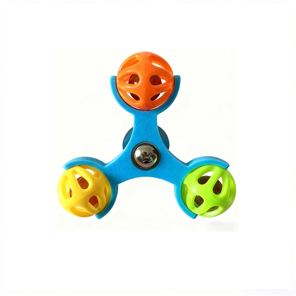 Parrot Windmill Bell Toy: Educational, Anti-Stress, Tiger Skin & Peony Birdcage Ornament