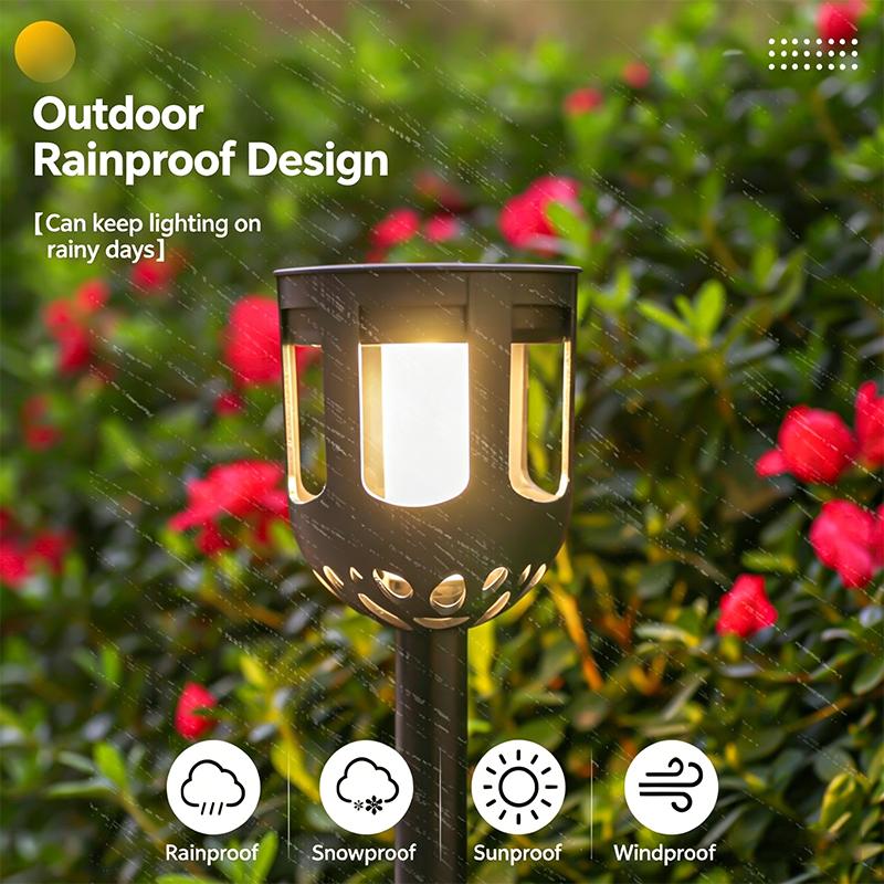 Outdoor Pathway Garden Lights Lawn Lamp Landscape Lighting for Yard Path Easy To Install Garden Decorative Lights