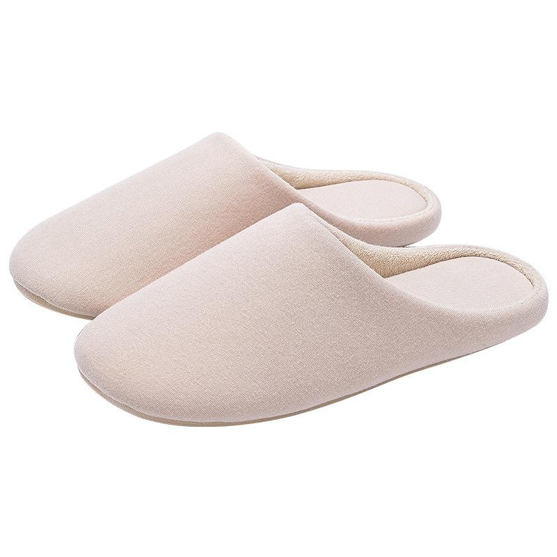 Japanese Silent Slippers Autumn and Winter Indoor Home Soft Bottom Non-slip Wooden Floor Silent Couple Four Seasons Cotton Mop