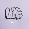 Nike Sweat à capuche Solo Swoosh Confortable Doux Ample Homme hoodies Violet clair Blanc HQ4181-515