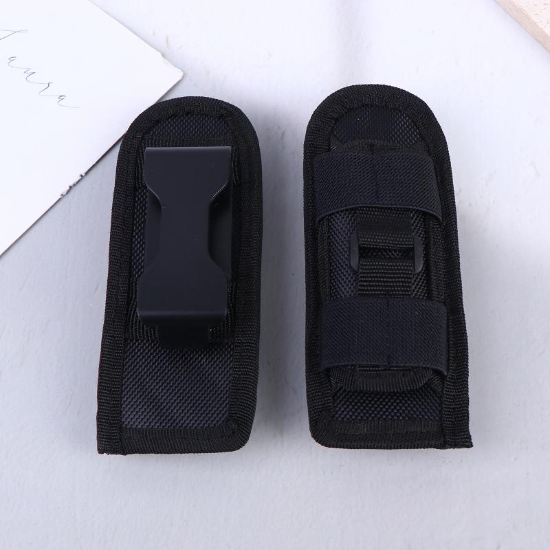 Belt Flashlight Pouch 360 Degrees Rotatable Outdoor Torch Case Hunting Lighting Light Holder Waist Bag 1/2Pcs