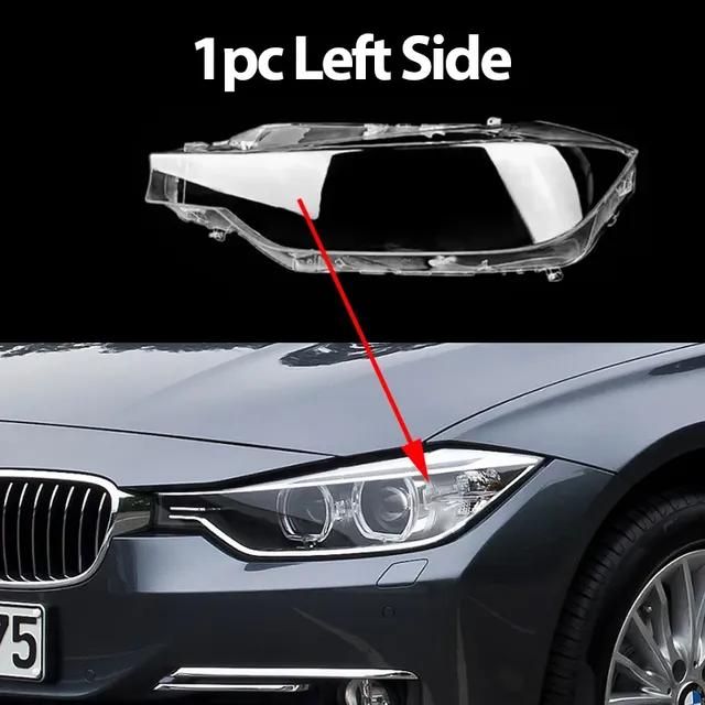 Car Transparent Housing Front Headlights Lens Shell Cover Glass Lampcover Lampshade For BMW 3 Series F30 F31 F35 2013-2015