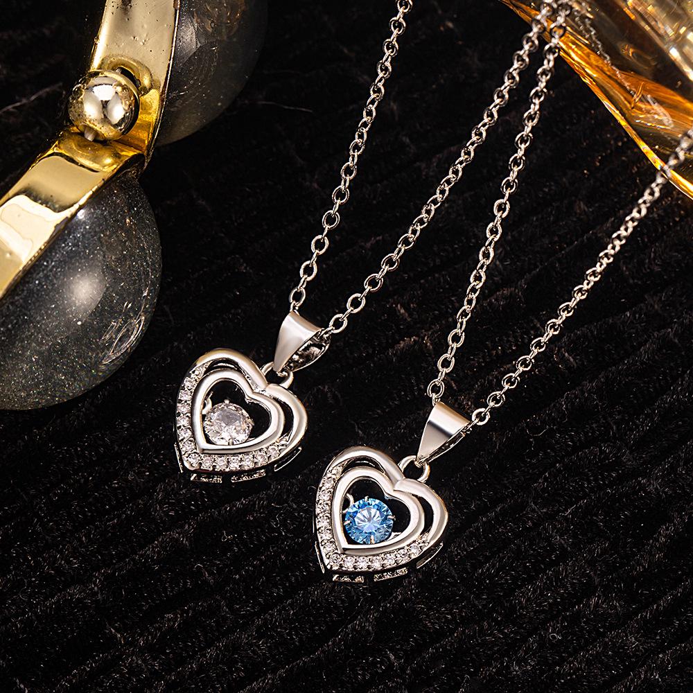 Exquisite Sweet Heart Necklace - Creative & Stylish Clavicle Chain