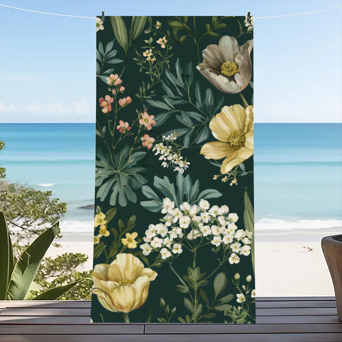 

Барвистий пляжний рушник великого розміру для вулиці, подорожей, кемпінгу, абсорбуючий, надм який, літній рушник для плавання, банний рушник, морський 80x160cm