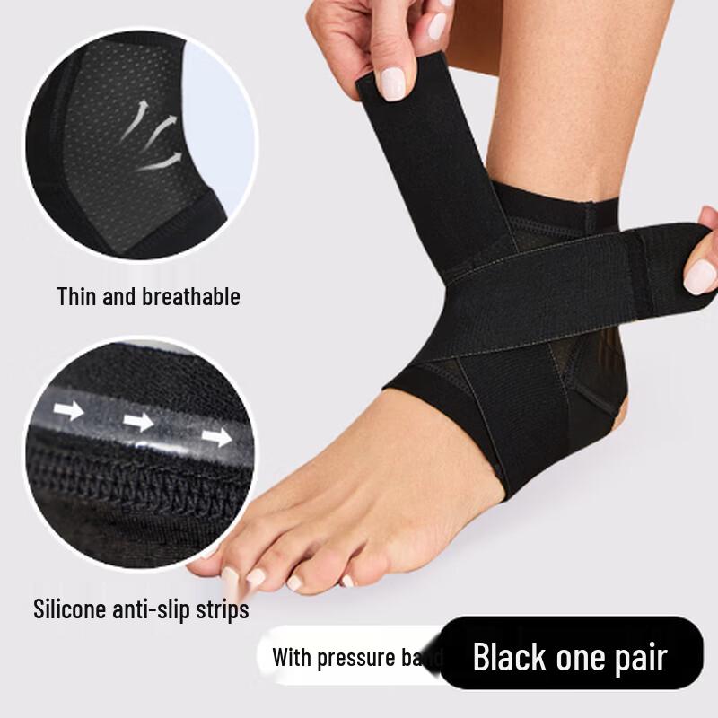 Tingbai Anti-Sprain Ankle Brace with Compression Strap