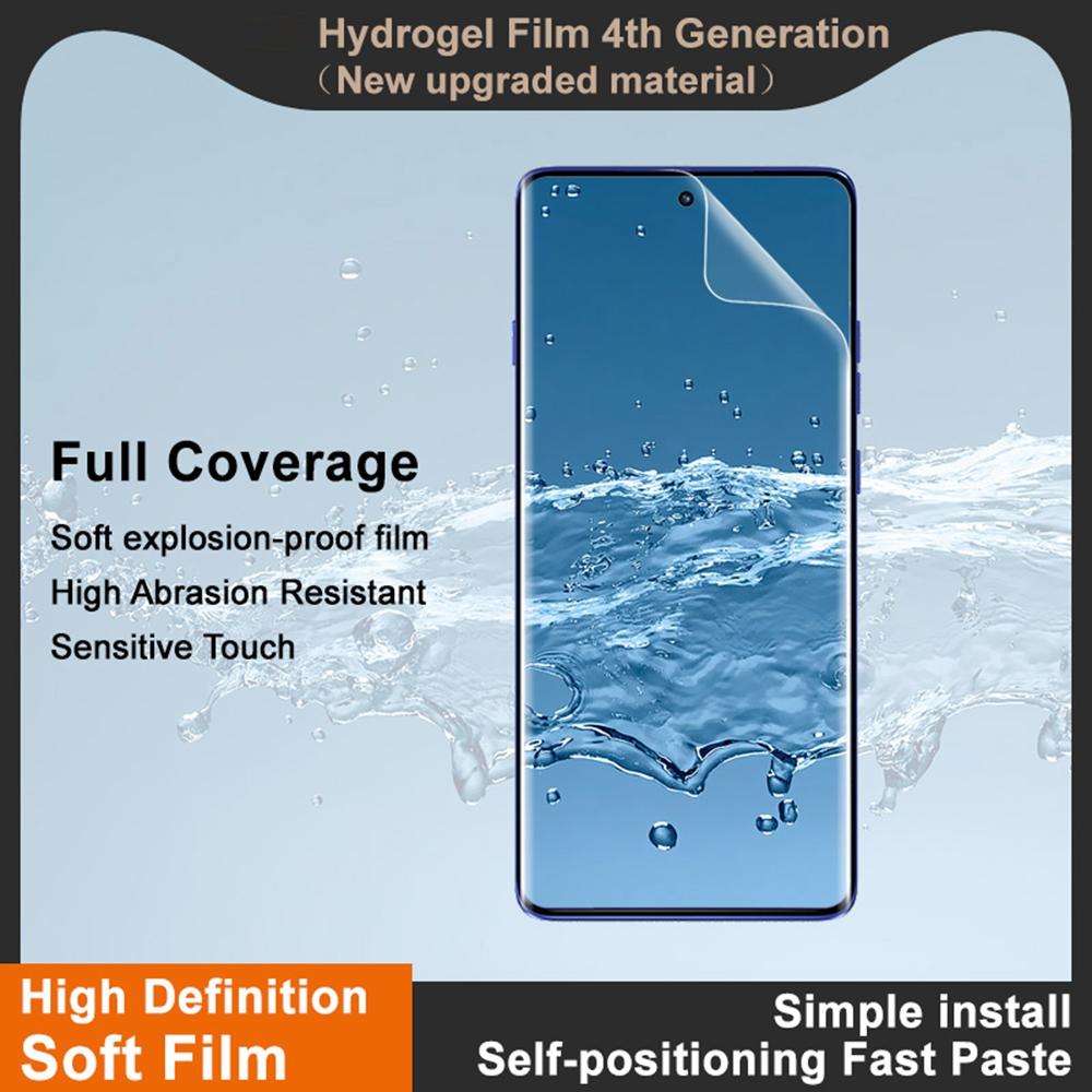 IMAK Hydrogel-Folie 4. Gen Displayschutz für Motorola Edge 60 5G/60s 5G/60 Pro 5G/60 Fusion 5G, Ultra-Klar Weiche TPU-Folie (Entsperren per Fingerabdruck)