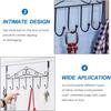 Anti-Rust Over the Door Hanger Punch-free Coat Rack Overdoor Organizer Key Holder  Kitchen Bathroom